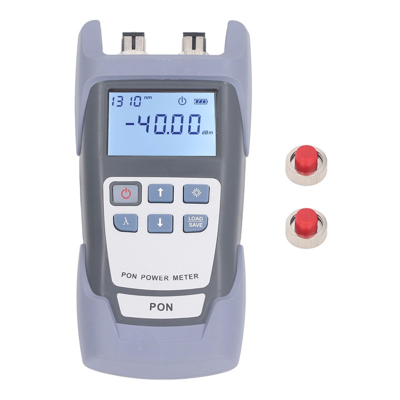 PON Optical Power Meter Fiber Port Checker Red Light Test