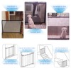 Cat Netting, Freestanding Foldable Dog Gate Cat Netting Balcony Safety