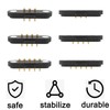 2 Pair Magnetic Pogo Pin Connector, 2P/3P/4P/5P 12V 1A Magnetic