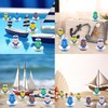 30pcs Cruise Rubber Ducks, PVC Small Captain Sailboat Duck Mini