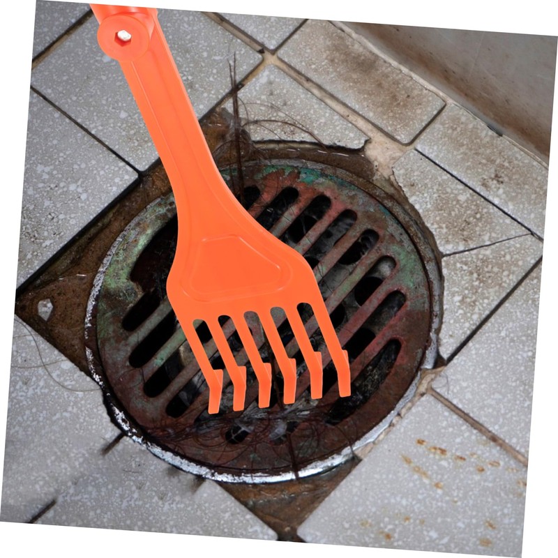 Hohopeti 1set Mini Rake Gutter Cleaning Tool Rotating Handle Efficiently