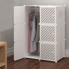 Enjoy Living Prefab Cube Bikini Wardrobe, Cube Bikini Wardrobe (C-D8WH) / 엔조이리빙 조립식 큐브 비키니옷장, 큐브 비키니옷장(C-D8WH)