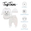 TupTam Baby Clothes Set Body Romper Hat Teddy Bear -