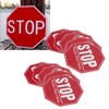 BuyWeek Warning Stickers, Set of 2 Floor Stop Sign Stickers