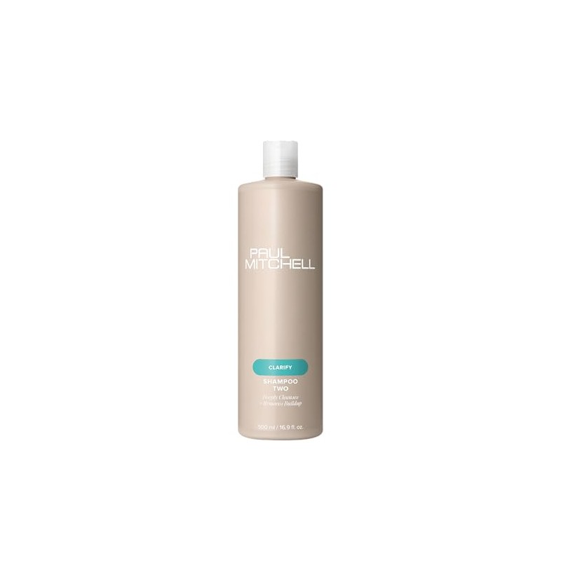 Paul Mitchell Shampoo Two, Champú clarificante, Limpia profundamente + Elimina
