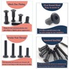 Black M6 x 3/4" Hex Drive Socket Cap Bolts Screws
