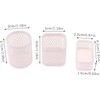Dollhouse Mini Storage and Laundry Basket, Gray, 1:12 Scale, Plastic
