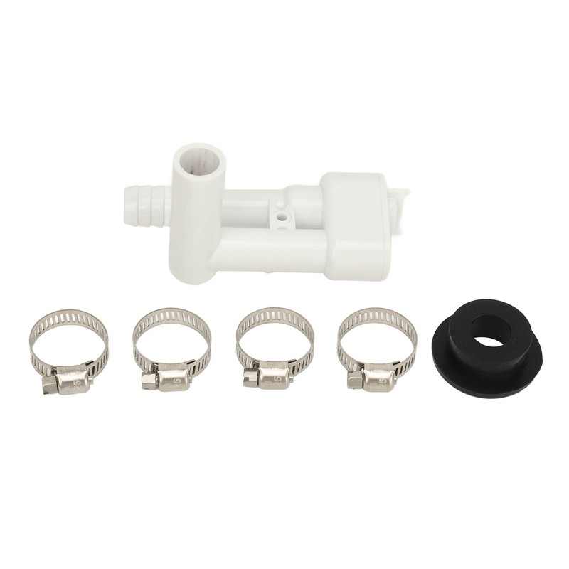 RV Toilet Vacuum Breaker Kit 385316906 Stainless Steel Clamp Sealed