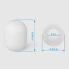 Cubilux Foam Cover for Lavalier Lapel Microphone, Windscreen for Mini