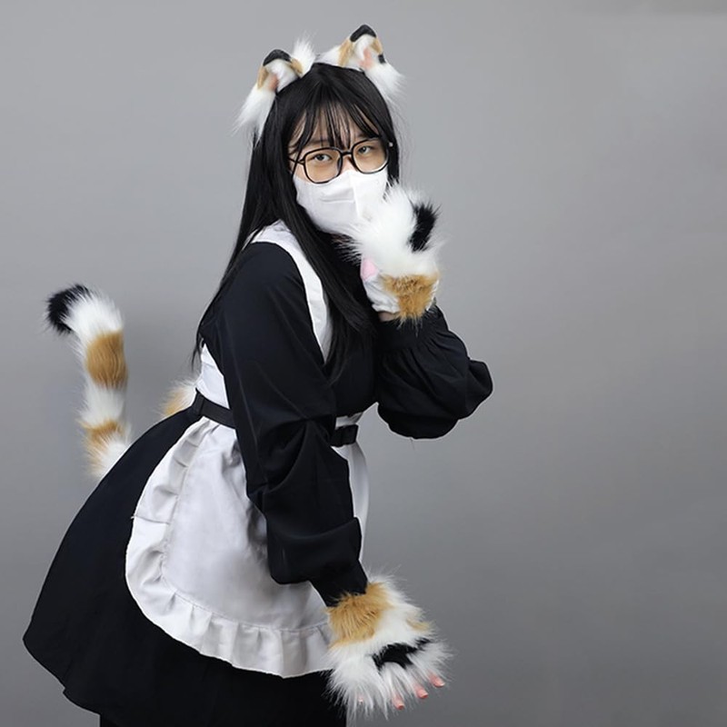 Cat Ears, 3-piece Set, Costume Accessories, Prop, Cat Claws, Cat