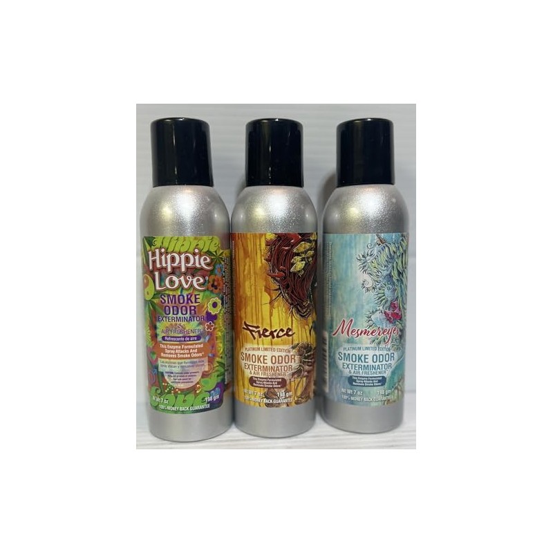 Smoke Odor Exterminator 198 gm/ 7 oz Large Spray Hippie