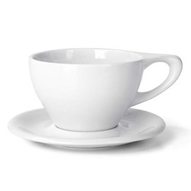 notNeutral LINO 12 oz. Latte Cup & Saucer