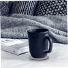 MAGICLULU 1Pc Black Acrylic Cup Mat Creative Heat Insulation Coaster