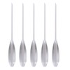 Fishing Casting Bobber, 5 Pieces Acrylic Slow Sinking Bombarda Fishing