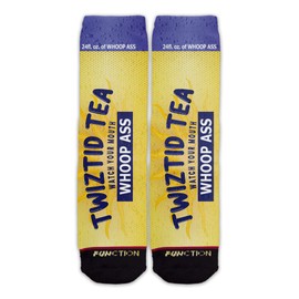 Function - Funny Pattern Novelty Printed Adult Unisex Socks OSFM, Twiztid Tea, One Size