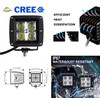 iJDMTOY A-Pillar LED Pod Light Kit Compatible with 2013-2018, 2019-up