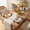 Boho Cactus Placemats Set of 6 Linen Table Mats, 12x18