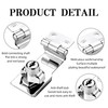 1PCS Keyed Hasp Lock Hasp and Staple 90 Degrees Padlock