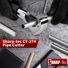 Sharp-tec 4-28mm Pipe Cutter, Adjustable Tube Cutter with Aluminum Alloy