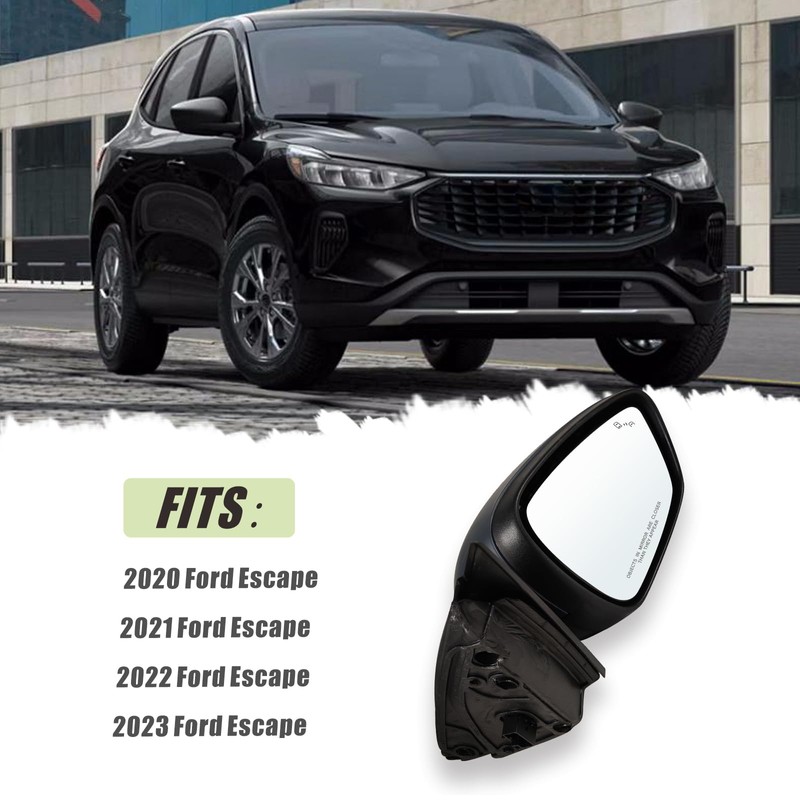 Lqito Right Passenger side Mirror Fits 2020-2024 Ford Escape with