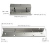 Visionis LZ300 L and Z Bracket 300lbs Electromagnetic Lock for
