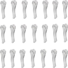 30pcs U Shape Clear Durable Plastic Alligator Clips Shirts Folding Ties Socks Pants Hold Garments in Place