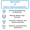 100% Pure Nano Hydroxyapatite Tooth Powder – Enamel Remineralization Support,