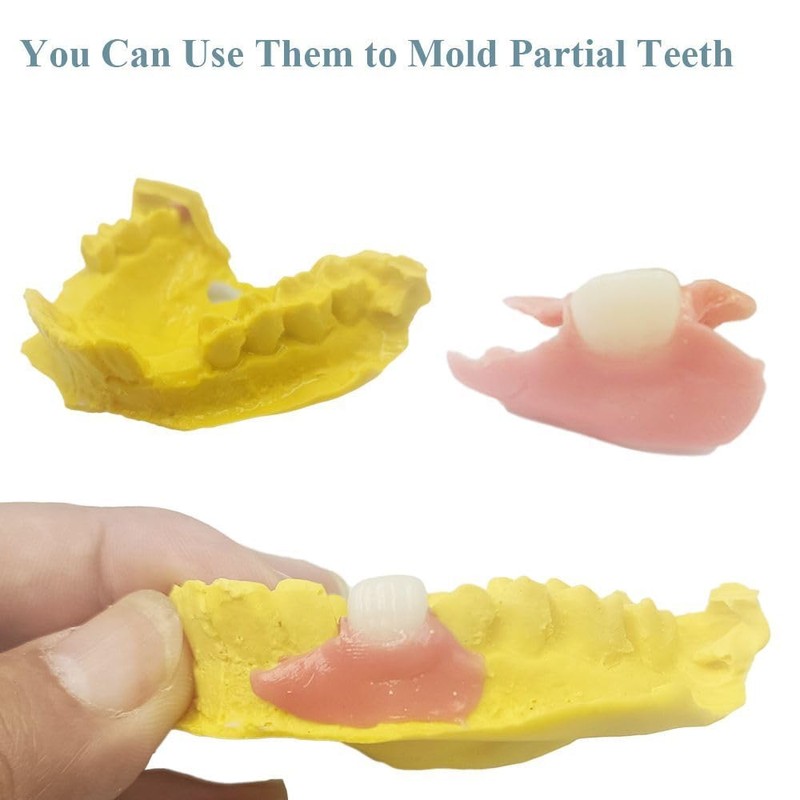 Fake Teeth-DIY Dentures-Customizable Denture Solution for Fixing the Missing and