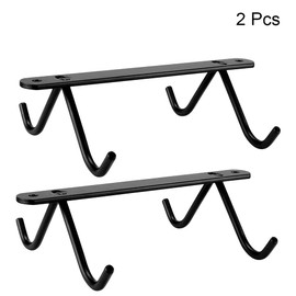 Pack of 2 Coffee Cups, Metal Cup Holder, Coffee Cup Holder Hooks, for 8 Cups Under the Cupboard Shelf Cups, Cups, Storage for Cups, Coffee Cups, Holder, Kitchen Appliances