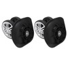 ZAWELIYO 1 Pair Suitcase Casters, PP PET Luggage Swivel Wheels