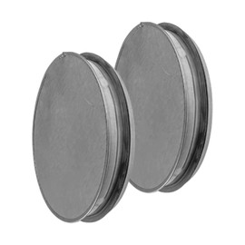 HVAC OV 2pack Galvanized Metal Duct End Cap - 6 Inch with Rubber Gasket for Better Fit - Available in Different Sizes to Suit Your Needs