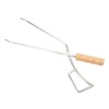 Fire Pit Tongs Heavy Duty Stainless Steel Lengthen Widen Thicken