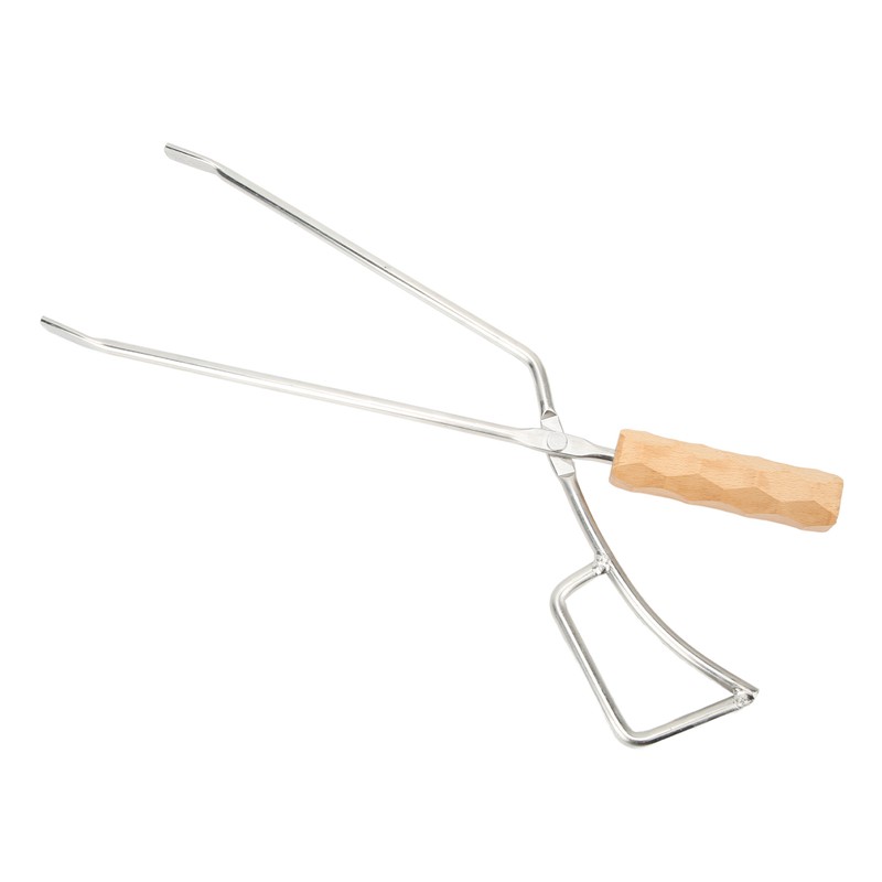 Fire Pit Tongs Heavy Duty Stainless Steel Lengthen Widen Thicken