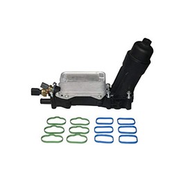 Engine Oil Cooler and Filter Housing Adapter Kit - Replaces 68105583AF, 68105583AE - Compatible with Chrysler, Dodge & Jeep 3.6L V6 Vehicles - 200, Town & Country, Grand Caravan, Wrangler, Ram