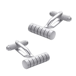 Asienice Mens Cufflinks Stainless Steel Minimalist Cufflinks Suit Cuffs Suitable Business Wedding
