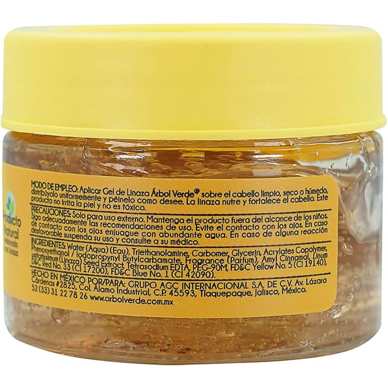 Gel fijador Árbol Verde con Extracto de Linaza 100g