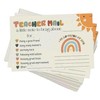 UMOKO Teacher Mail Notes for Parents, 50-Pack, 4x6 inches, Positive