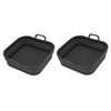 2 PCS Fryer Silicone Basket Nonstick Silicone Pot Fryer Liners
