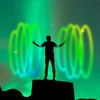 LED Poi Balls 2 Pieces, Light Spinning Flow Ball Toy,