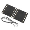 Motorcycle Hand Grip Cover Fiber Simulated Leather Anti Slip Retro