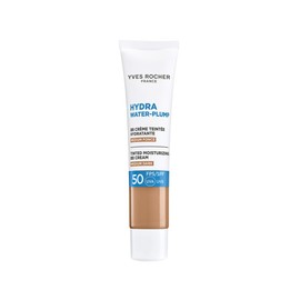 Yves Rocher - Hydra Water Plump - BB Cream Hidratante FPS50 3 en 1: unifica, hidrata y protege de los rayos UVA y UVB - Vegana, 40 ml (ME...
