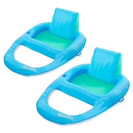 SwimWays Spring Float Recliner XL 2 Pack , Blue