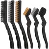 Swpeet 6Pcs Wire Brushes Cleaning Set, 6Pcs 6.4 Inch and