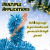 Ice Blue Christmas Garland 2M - Thick and Thin Xmas