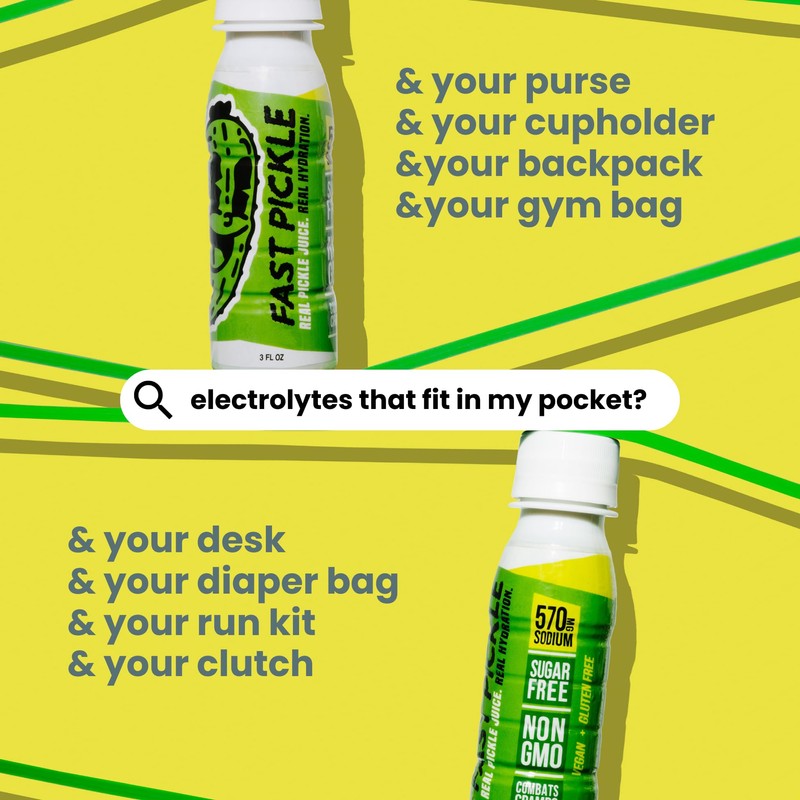 Fast Pickle Juice Pickle Shots For Leg Cramps Relief -