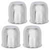CNNELL 4Pcs Chrome Wheel Center Caps Fit 3 1/4", 3.25"
