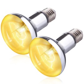 Lyderpet 2 Pack 100W UVB UVA Reptile Light,Reptile Heat Lamp Basking Bulb for Bearded Dragon,UVB Bulb Basking Light for Reptiles…