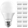 LUXRITE A19 LED Bulb 60W Equivalent, 2700K Warm White, 800