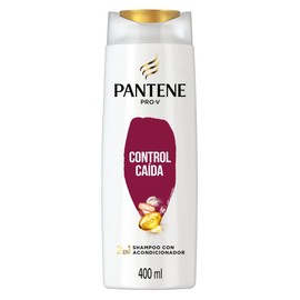 Pantene Shampoo Con Acondicionador, 2 En 1 Para Cualquier Tipo De Cabello Pantene Control Caída Con Pro-vitaminas Y Vitamina E 400 ml