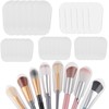 30 Pcs Makeup Brush Covers for Travel, Plastic Cosmetic Brush